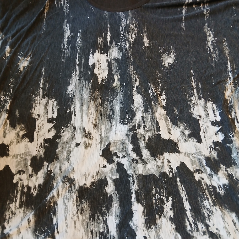 Roaman's Black and White Women's Top